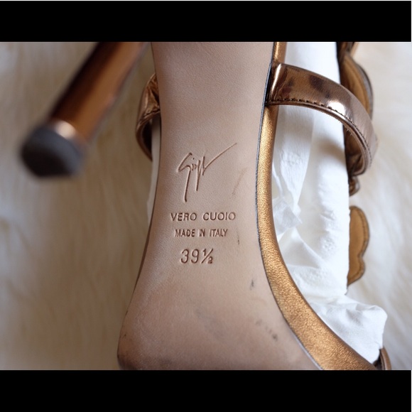 Giuseppe Coline Bronze Cruel Winged Heels 39.5 - Picture 6 of 8